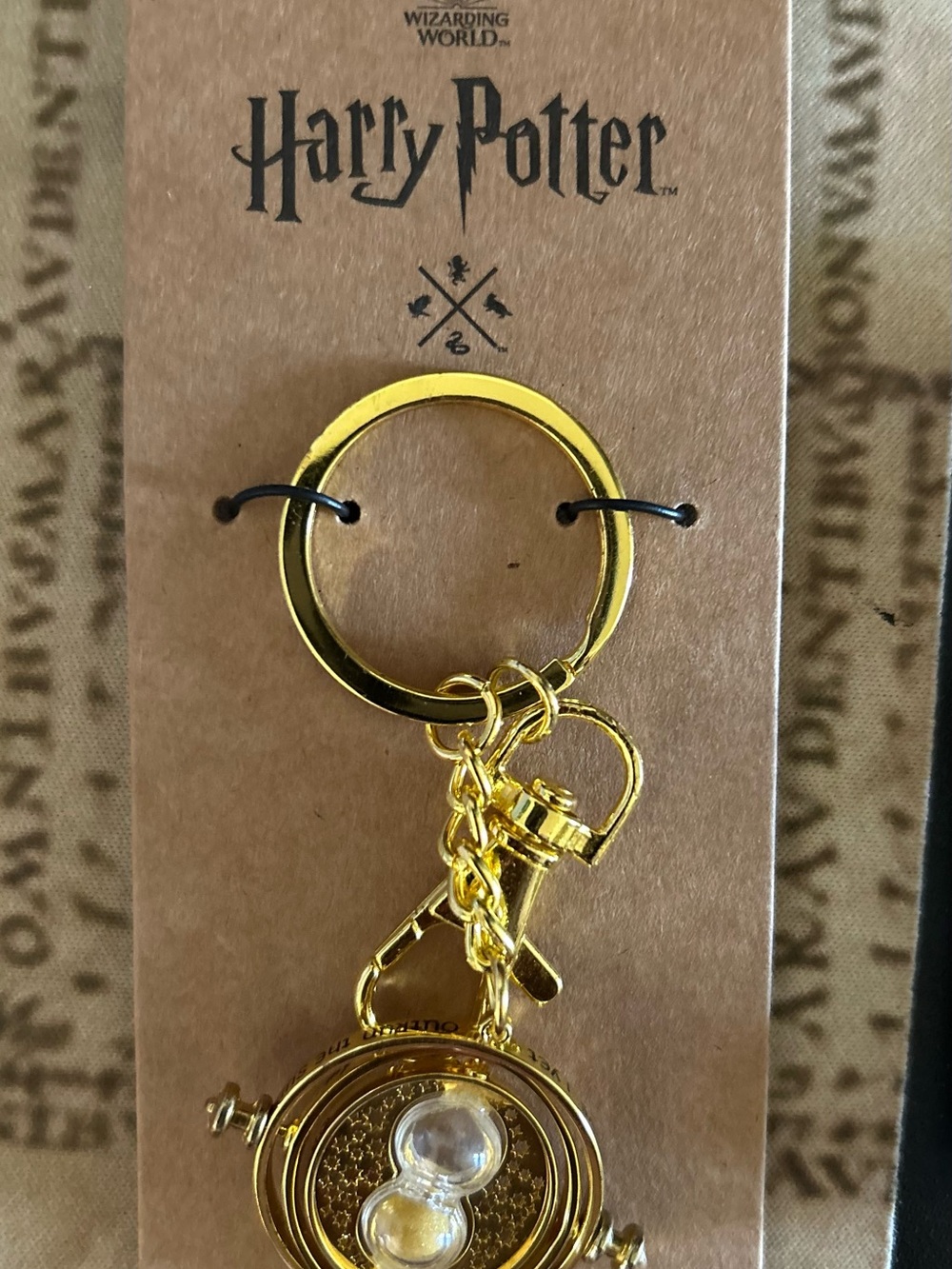 Warner Bros. Harry Potter Gold Time-Turner Keychain – Collectible